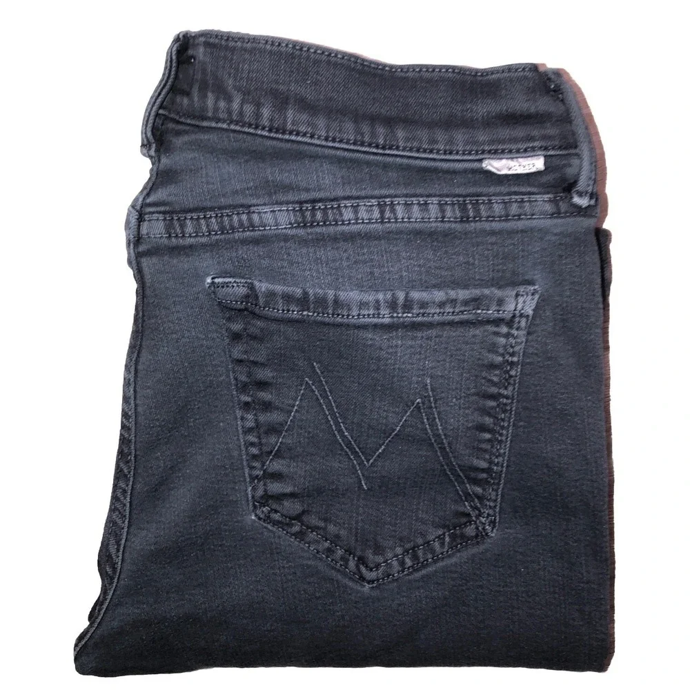 Mother Jeans‎ Women's 29 Black The Charmer Skinny Ankle Denim